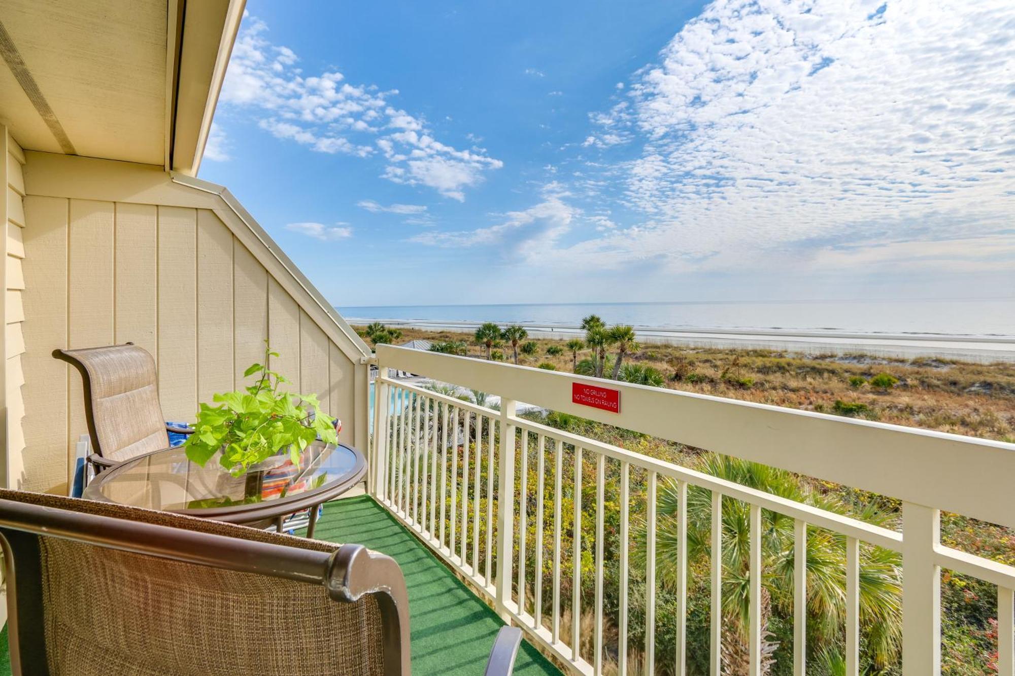 Breakers Oceanfront Getaway With Amazing View And Pool Villa Hilton Head Island Exteriör bild