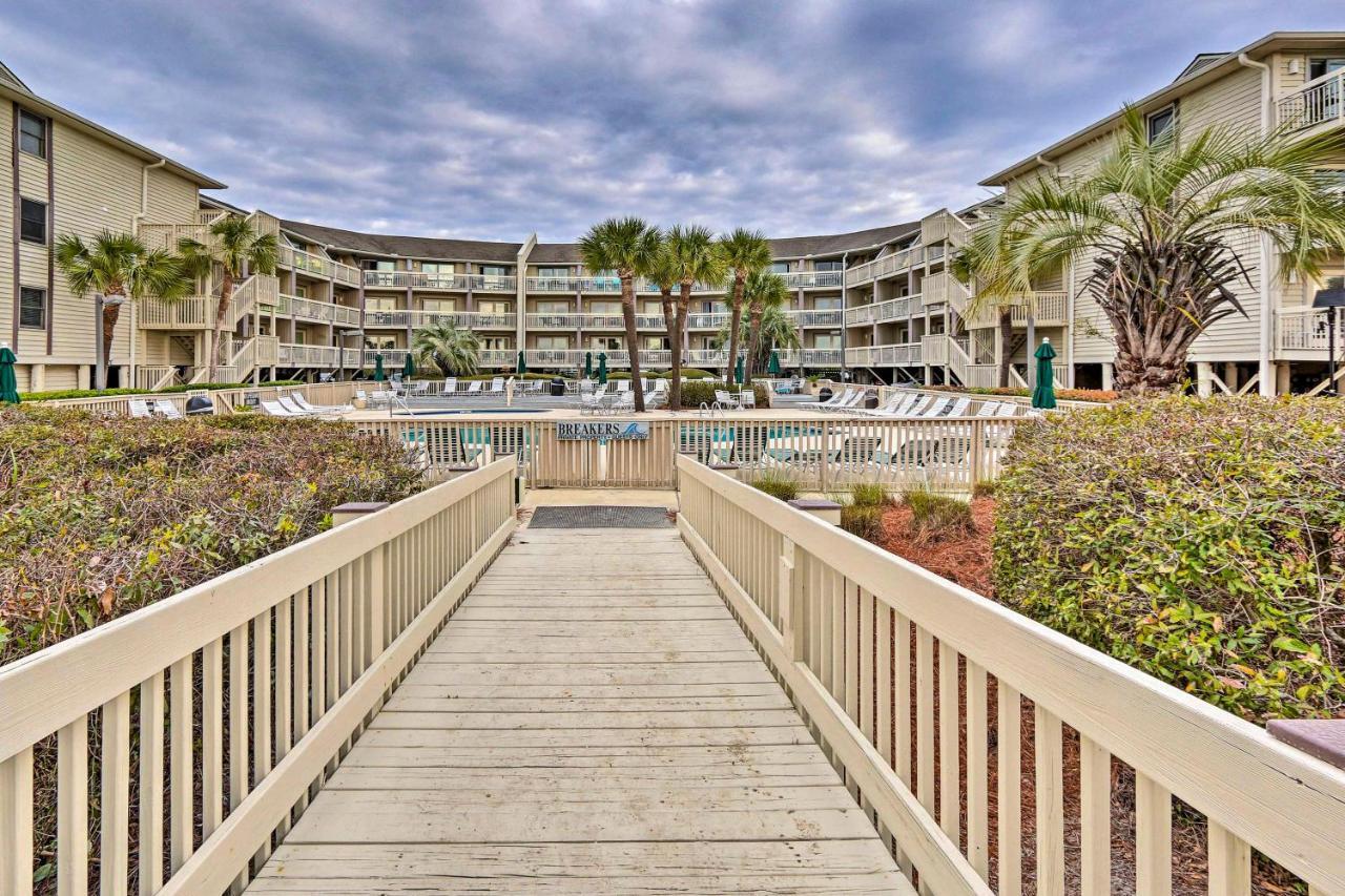 Breakers Oceanfront Getaway With Amazing View And Pool Villa Hilton Head Island Exteriör bild